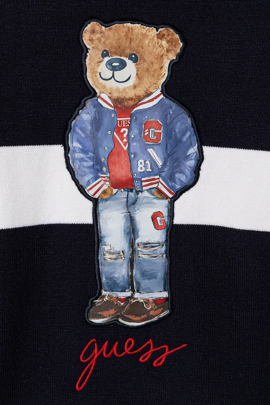 Chłopiec Guess sweter dziecięcy L5RR05.Z2ZK2.PPYA granatowy