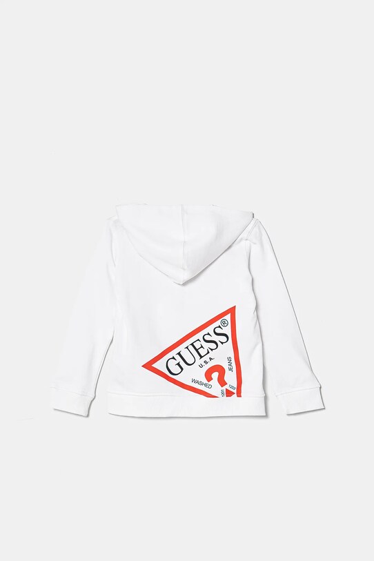 Дитяча бавовняна кофта Guess N3YQ07.KAUG0.PPYA білий AA00