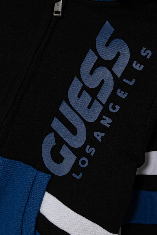 Мальчик Детская хлопковая кофта Guess N5RQ02.KA6R4.PPYA голубой