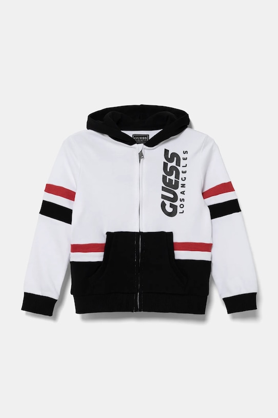 Dječja pamučna dukserica Guess pamuk crna N5RQ02.KA6R4.PPYA