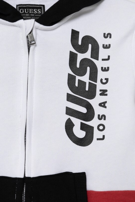 Chlapec Detská bavlnená mikina Guess N5RQ02.KA6R4.PPYA čierna