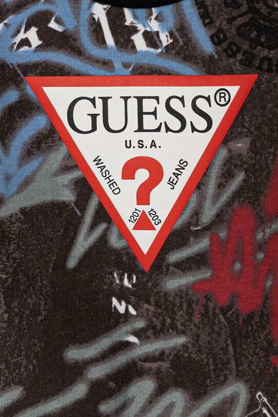 Мальчик Детская хлопковая кофта Guess N5RQ03.KA6R4.PPYA мультиколор