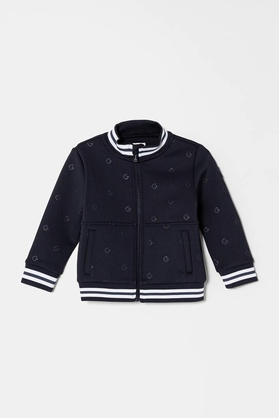 Dječja dukserica Guess bez uzorka mornarsko plava N5RQ04.KAZQ2.PPYA