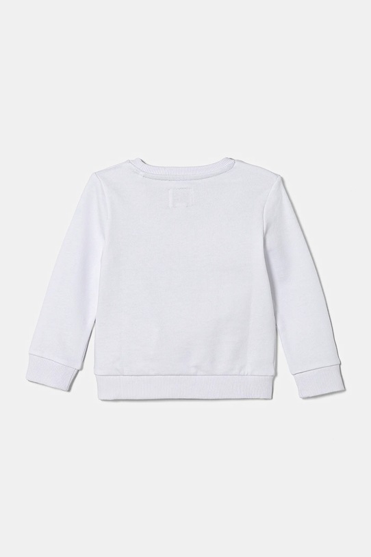 Guess hanorac de bumbac pentru copii N5RQ05.KAD74.PPYA alb SS25