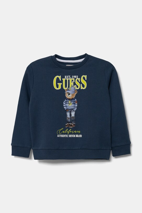 Дитяча бавовняна кофта Guess бавовна темно-синій N5RQ05.KAD74.PPYA