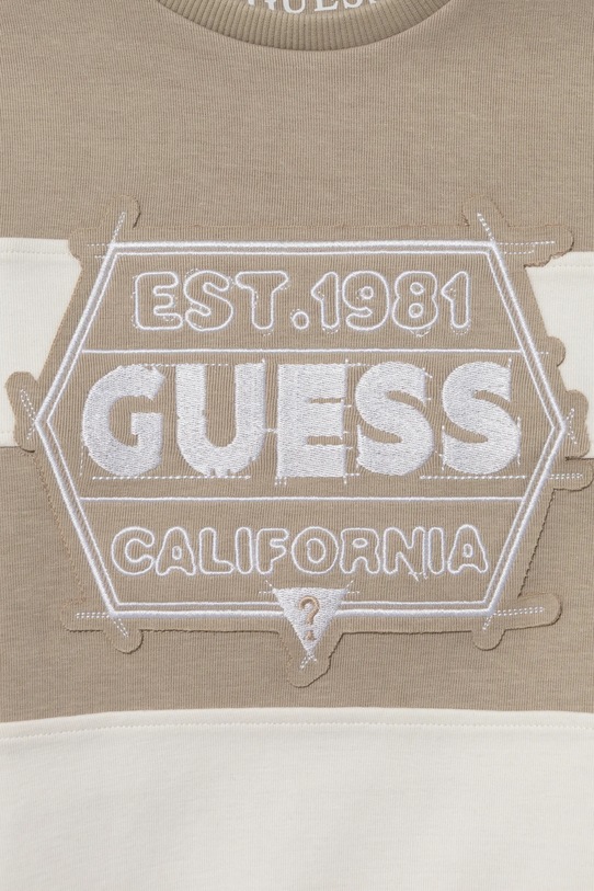 Chlapec Detská mikina Guess N5RQ09.KCCH0.PPYA béžová