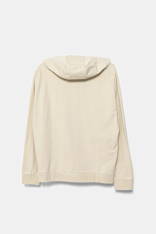 EA7 Emporio Armani hanorac de bumbac pentru copii 7B000056.AF10380 bej SS25