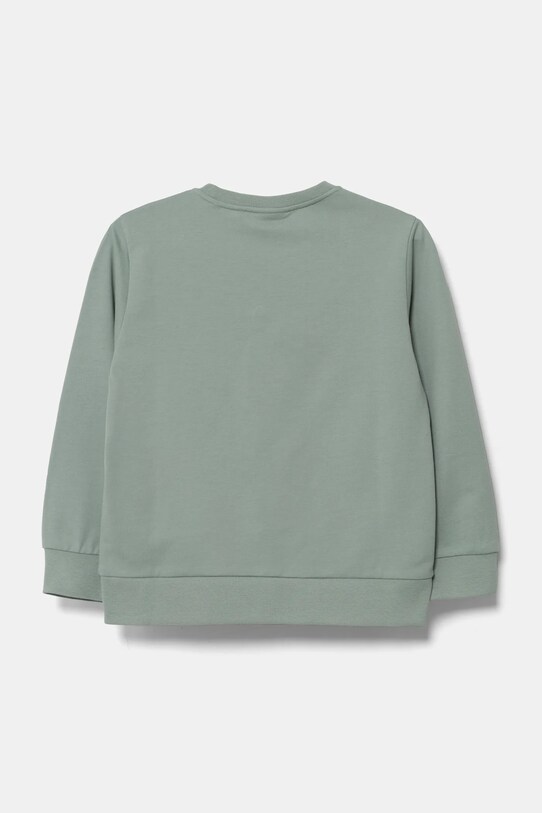 Дитяча бавовняна кофта EA7 Emporio Armani 7B000025.AF10380 зелений SS25