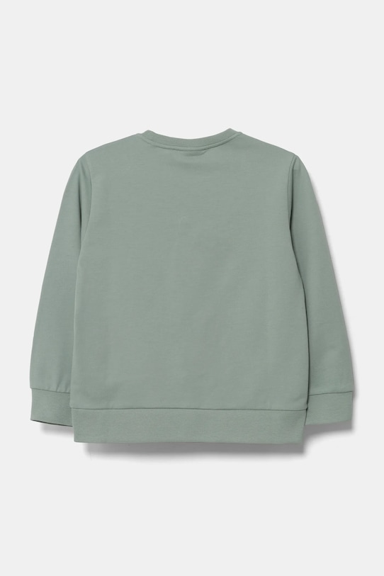 EA7 Emporio Armani hanorac de bumbac pentru copii 7B000025.AF10380 verde AW25