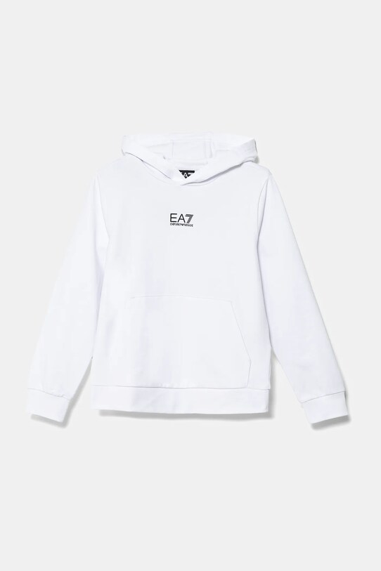 Детская хлопковая кофта EA7 Emporio Armani хлопок белый 7B000024.AF10380