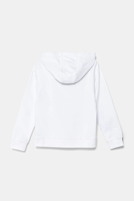 Дитяча бавовняна кофта EA7 Emporio Armani 7B000024.AF10380 білий AW25