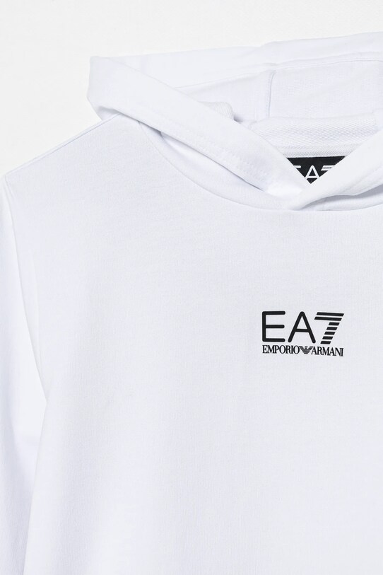 Мальчик Детская хлопковая кофта EA7 Emporio Armani 7B000024.AF10380 белый