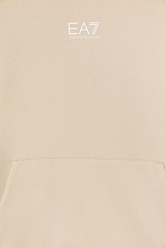 Chłopiec EA7 Emporio Armani bluza bawełniana dziecięca 7B000024.AF10380 beżowy