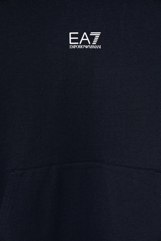 Chlapec Detská bavlnená mikina EA7 Emporio Armani 7B000024.AF10380 tmavomodrá