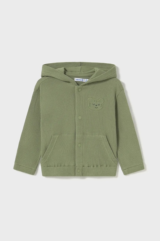 Mayoral bluza bawełniana dziecięca bawełna zielony 1472.3C.Baby.PPYA