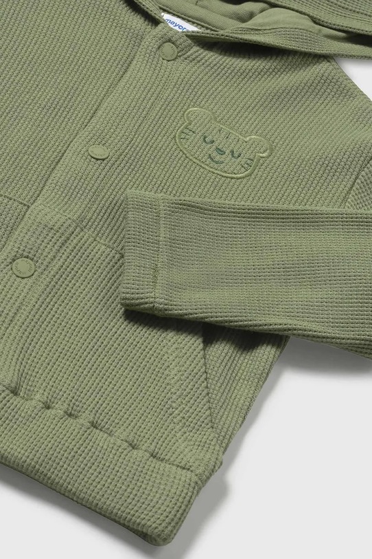 Băieți Mayoral hanorac de bumbac pentru copii 1472.3C.Baby.PPYA verde