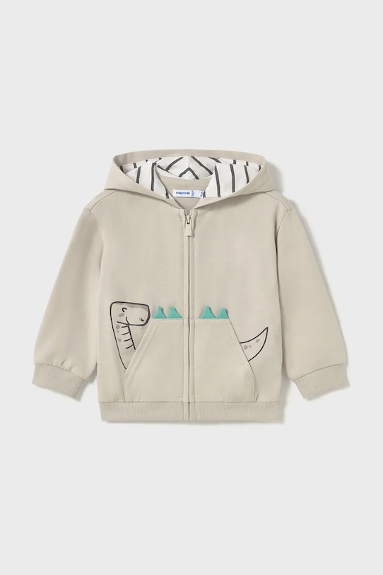 Mayoral bluza copii 1473.3D.Baby.PPYA gri SS25