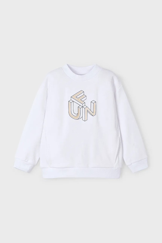 Mayoral bluza dziecięca 3415.5E.Mini.PPYA biały SS25