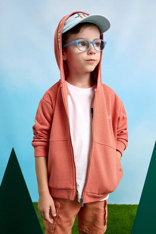 Mayoral bluza copii print portocaliu 3423.5B.Mini.PPYA