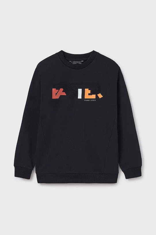 Παιδική μπλούζα Mayoral 6483.7E.Junior.PPYA μαύρο SS25