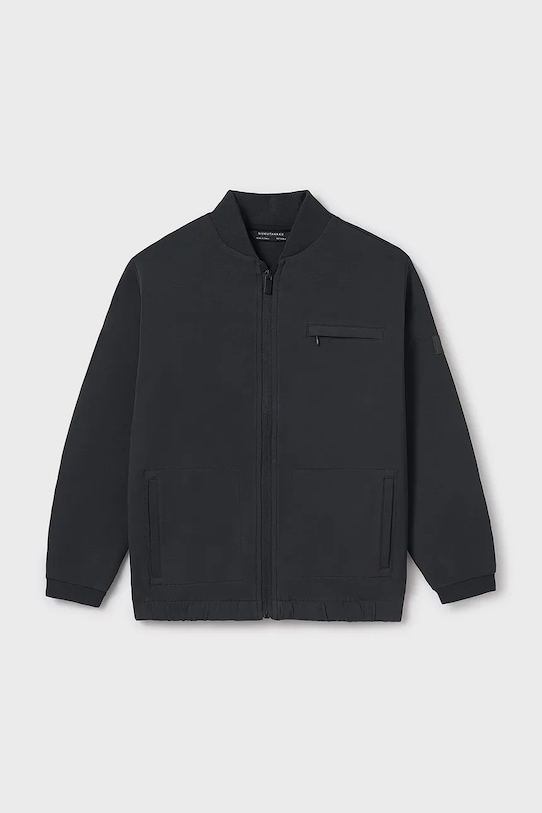 Mayoral bluza dziecięca z elastanem czarny 6488.7A.Junior.PPYA