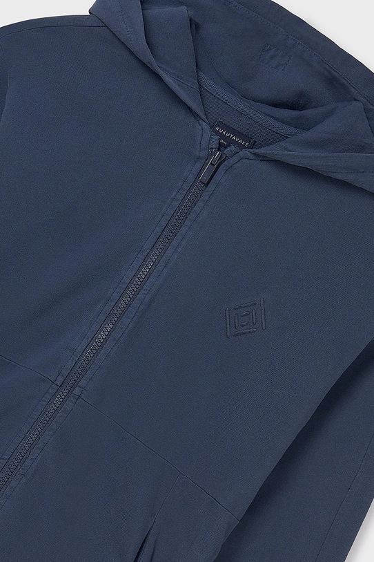 Мальчик Детская хлопковая кофта Mayoral 6489.7D.Junior.PPYA тёмно-синий