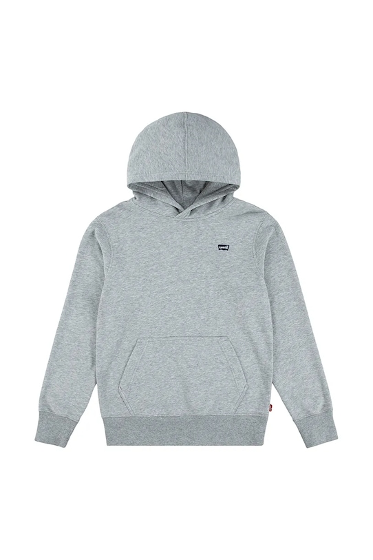 Παιδική μπλούζα Levi's MINI BATWING PULL OVER HOO με κουκούλα γκρί 8EK422