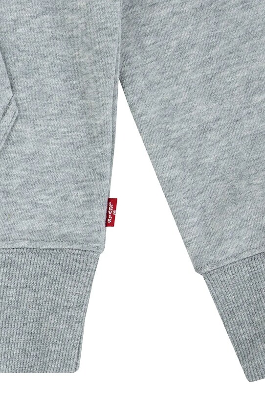 Детская кофта Levi's MINI BATWING PULL OVER HOO серый 8EK422
