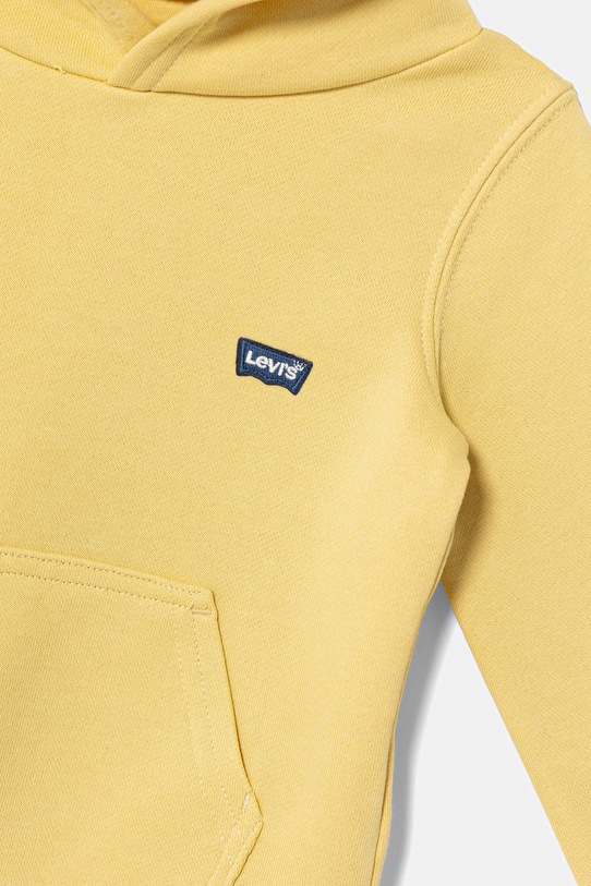 Chłopiec Levi's bluza dziecięca MINI BATWING PULL OVER HOO 8EK422 żółty