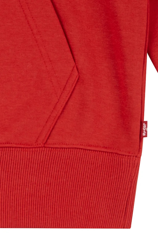Otroški pulover Levi's MINI BATWING PULL OVER HOO rdeča 8EK422