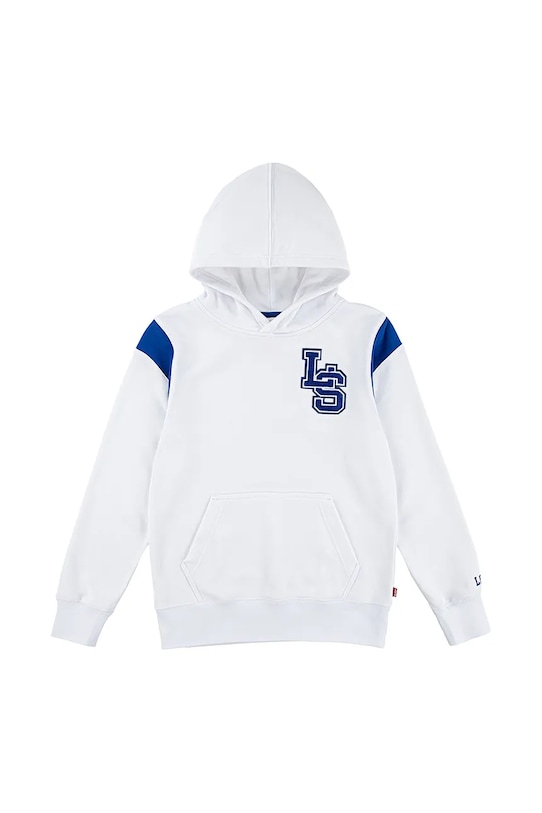 Levi's bluza copii PREP SPORT HOODIE print alb 9EM362