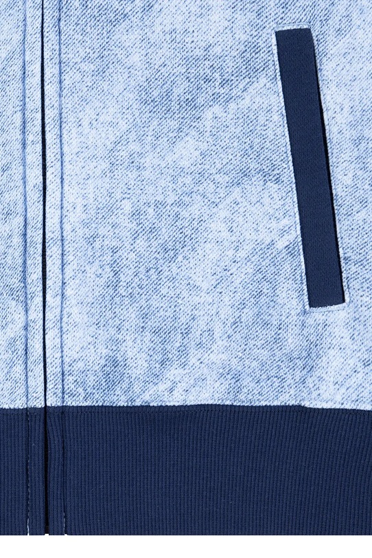 Levi's bluza dziecięca TROMPE LOEIL DENIM HOODIE 8EM394 granatowy