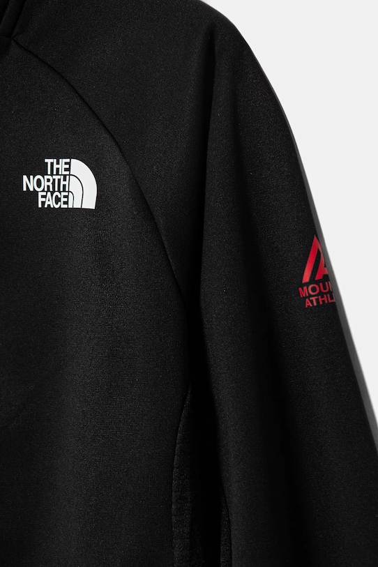 Chłopiec The North Face bluza dziecięca MOUNTAIN ATHLETICS FULL ZIP HOODIE NF0A89HZKY41 czarny