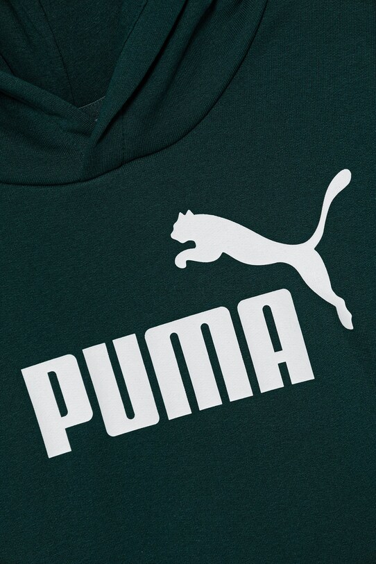 Chlapec Detská mikina Puma ESS No. 1 Logo Hoodie TR 684909 zelená