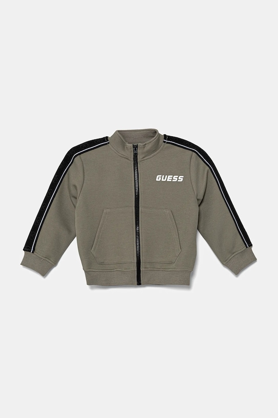 Dětská mikina Guess bez kapuce zelená L5GQ08.KB3P2.PPYA