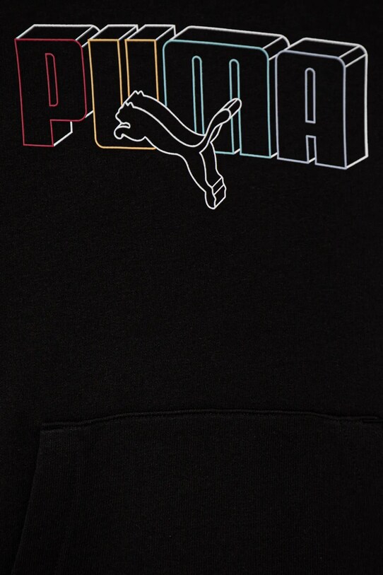 Chłopiec Puma bluza bawełniana dziecięca ESS LOGO LAB Execution Hoodie TR 685789 czarny