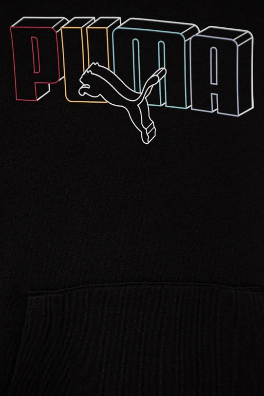 Băieți Puma hanorac de bumbac pentru copii ESS LOGO LAB Execution Hoodie TR 685789 negru