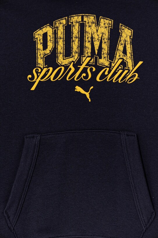 Chłopiec Puma bluza bawełniana dziecięca CLASS Hoodie TR 685798 granatowy