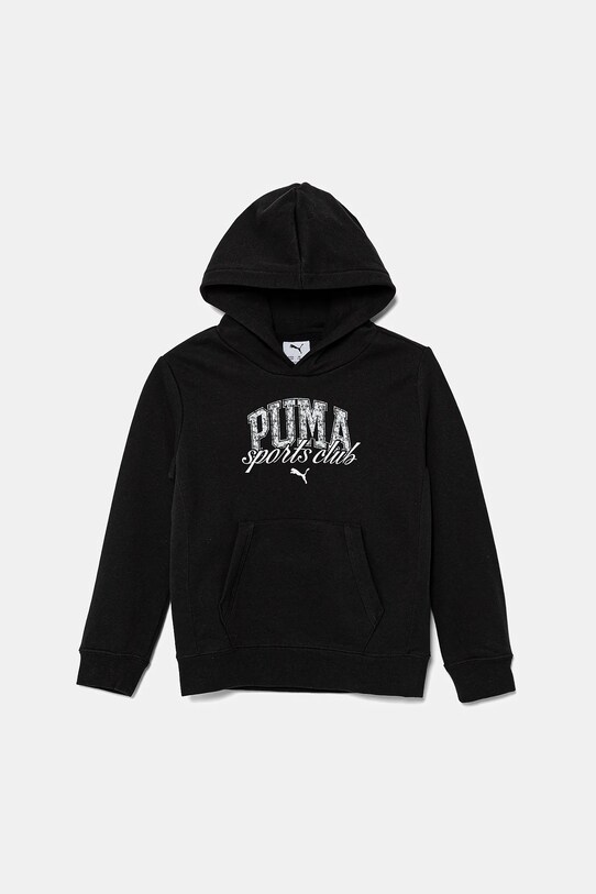 Detská bavlnená mikina Puma CLASS Hoodie TR bavlna čierna 685798