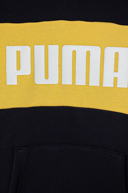 Chłopiec Puma bluza dziecięca ESS BLOCK Hoodie TR 685819 granatowy