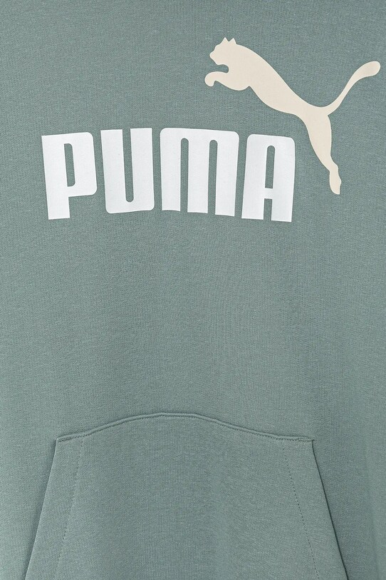 Chłopiec Puma bluza dziecięca ESS 2 COLOR No.1 Logo Hoodie TR 685823 zielony