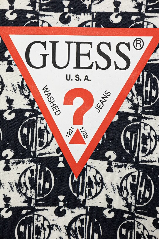 CHLAPEC Dětská bavlněná mikina Guess N5GQ00.KA6R4.PPYA námořnická modř