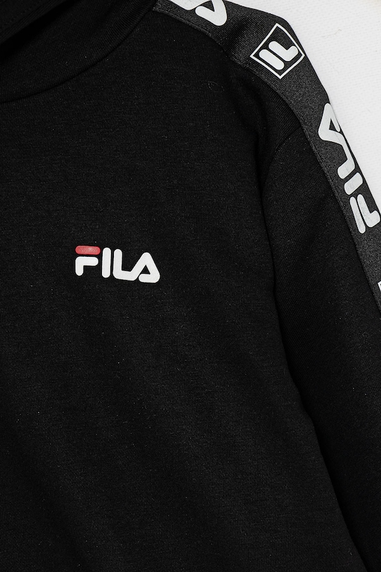 Chlapec Detská mikina Fila IDSTEDT FAT0675 čierna