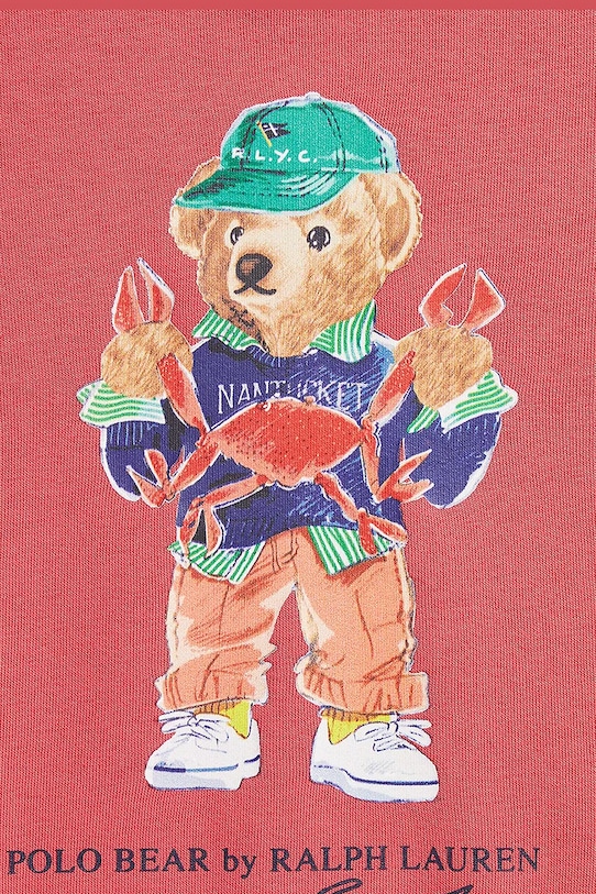 Băieți Polo Ralph Lauren bluza copii 322973123001 rosu