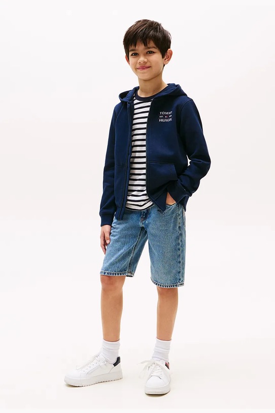 BIMBO Tommy Hilfiger felpa per bambini KB0KB09568.128.176.PPYA blu navy