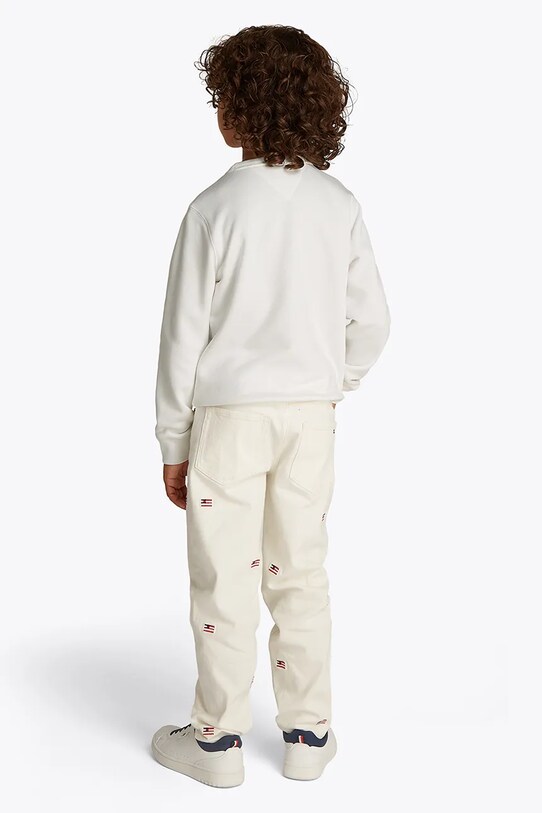 Дитяча кофта Tommy Hilfiger білий KB0KB09569.98.122.PPYA