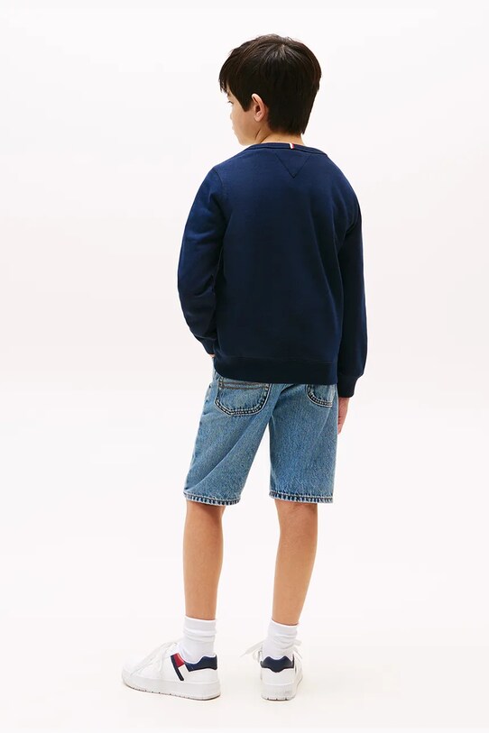 Дитяча кофта Tommy Hilfiger темно-синій KB0KB09569.98.122.PPYA