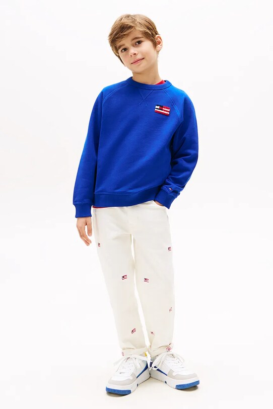 Dětská mikina Tommy Hilfiger KB0KB09571.PPYA fialová