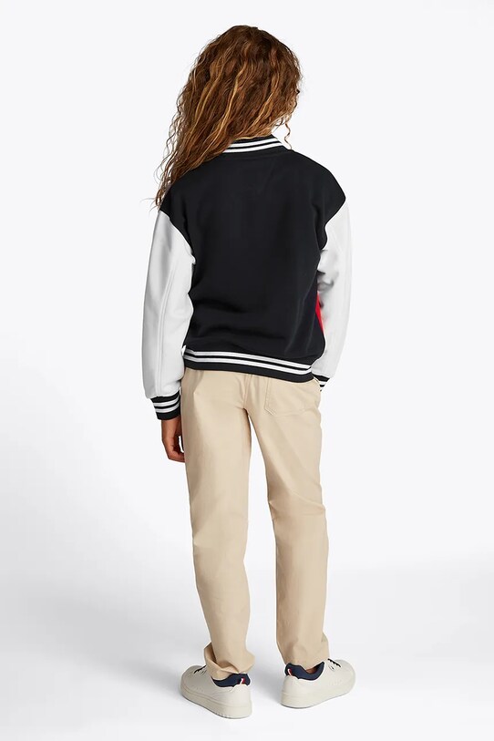 Dětská mikina Tommy Hilfiger červená KB0KB09572.128.176.PPYA