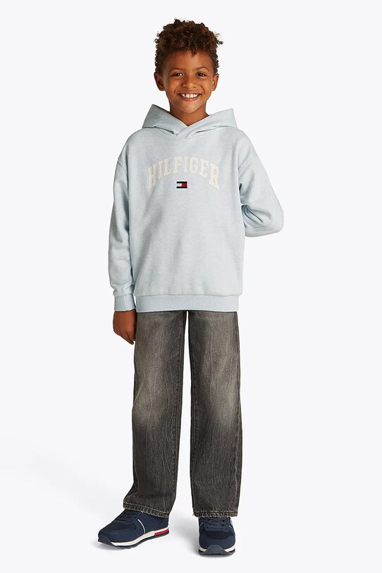 Tommy Hilfiger bluza copii KB0KB09574.PPYA albastru